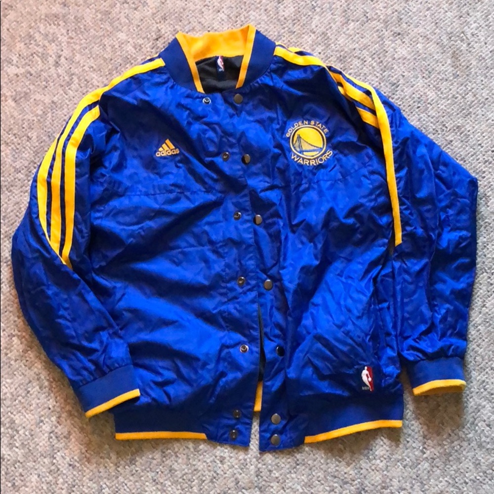NBA Adidas Warriors Reversible Track Jacket.